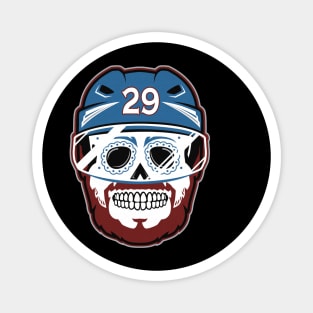 Nathan MacKinnon Sugar Skull Magnet